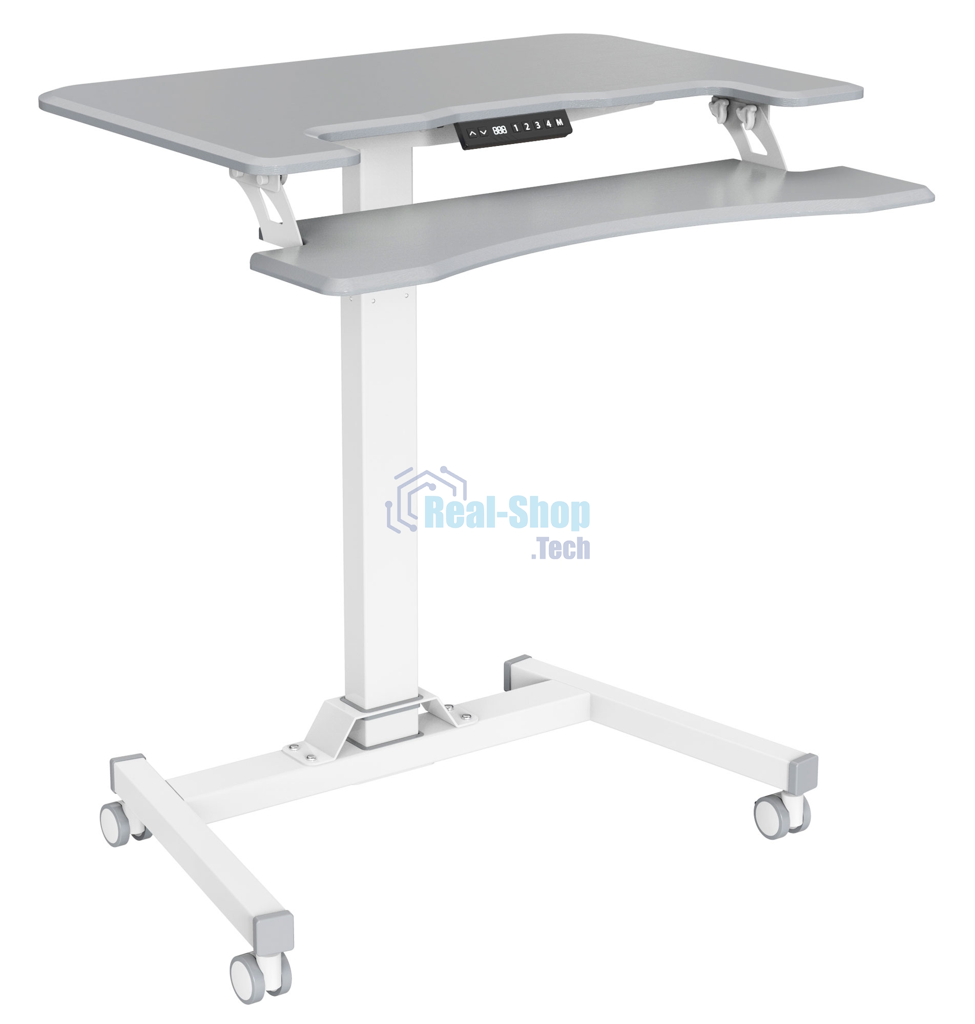 Стол для ноутбука Cactus VM-FDE103 столешница МДФ серый 91.5x56x123см (CS-FDE103WGY)