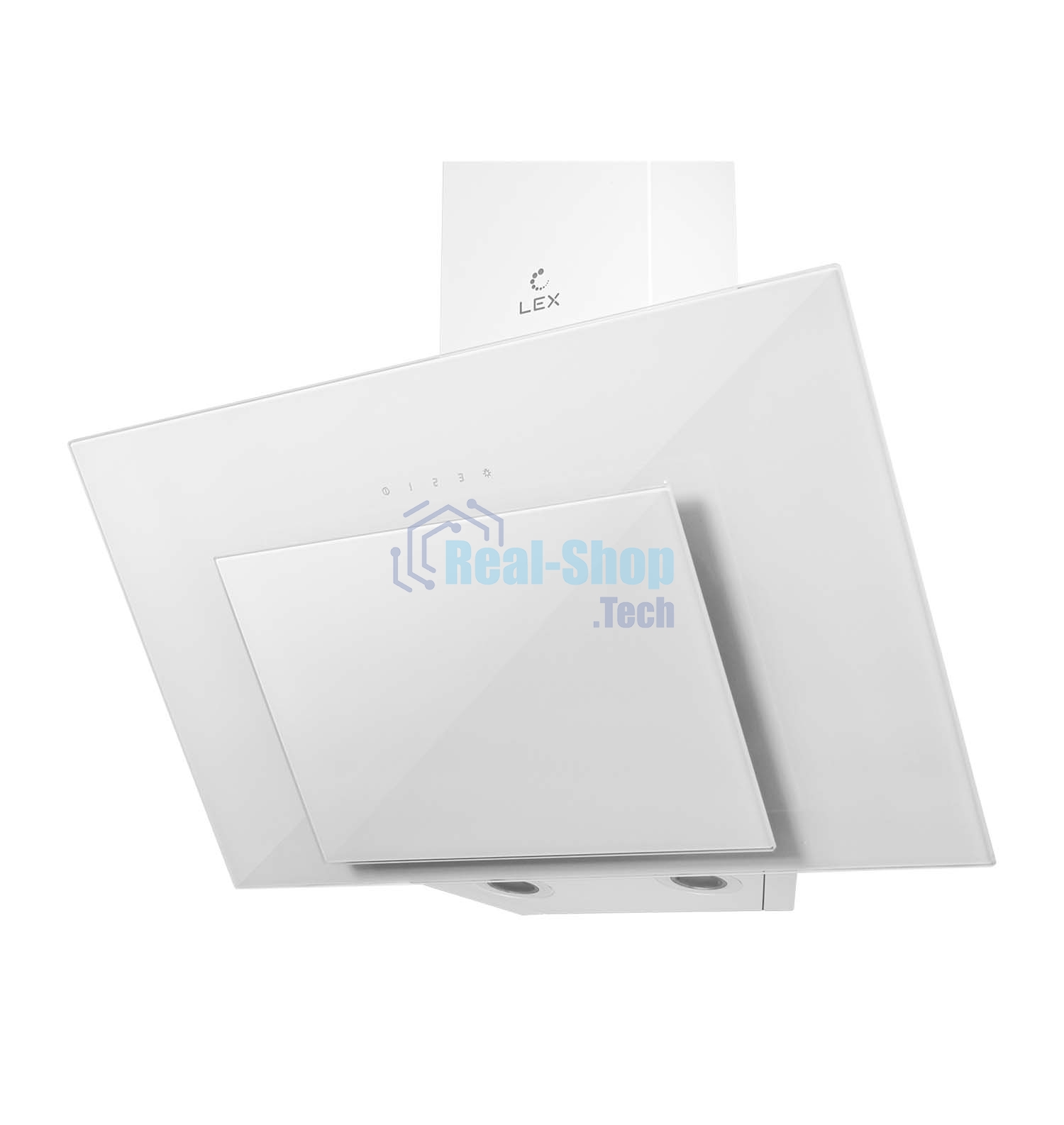 Вытяжка каминная LEX MIRA GS 600 белая, 59.5 см, 1000 куб. м/ч, 49 дБ