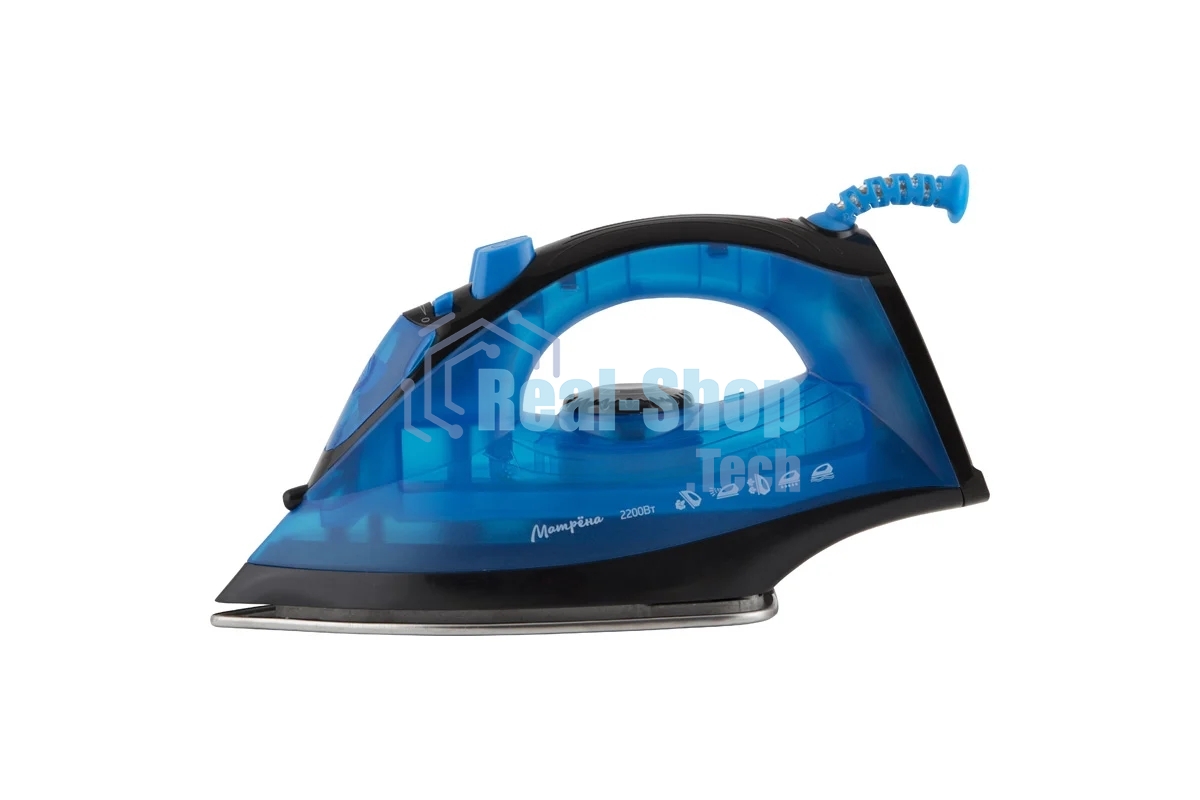 Утюг Матрена MA-047 синий (2200Вт, пар, спрей, пар.удар, самооч., стальная подошва)