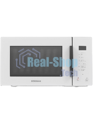 Микроволновая печь Samsung MG23T5018AE/BW белый, 23 л, 800 Вт, переключатели - сенсор