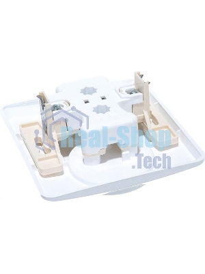 Розетка 2-м СП Этюд 16А IP20 без заземл. бел. SchE PC16-005B