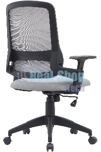 Кресло компьютерное Cactus CS-MC313-BKGY черный/серый, сетка/ткань