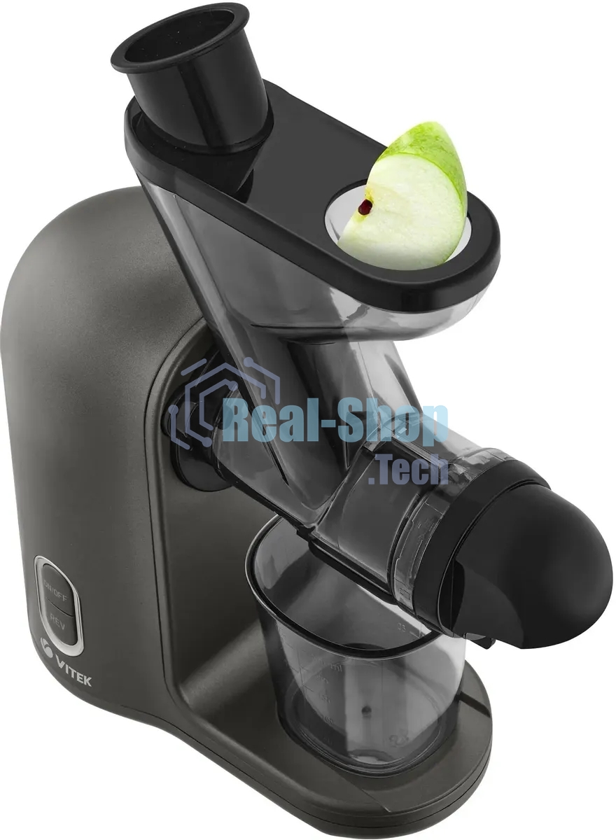 Соковыжималка шнековая Vitek VT-3715 300Вт рез.сок.:280мл. черный/черный