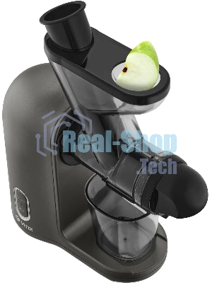 Соковыжималка Vitek VT-3715 чёрный, шнековая горизонтальная, 300 Вт, 280 мл, электронное, реверс