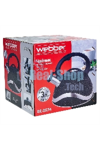 Чайник для плиты со свистком WEBBER BE-0574 3 л черный