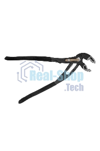 Клещи переставные Denzel кнопочный механизм, обливные рукоятки, 250 мм