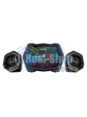 Акустическая система 2.1 Smartbuy W70, Bluetooth, 11Вт, RGb-подсветка, черная (арт. SBA-5150)