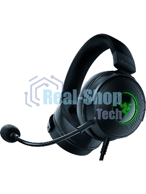 Гарнитура Razer Kraken V3 чёрный, проводная, USB, подсветка