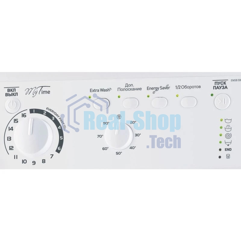 Стиральная машина Indesit EWSB 5085 CIS белый, загрузка фронтальная 5 кг, 800 об/мин., класс: А