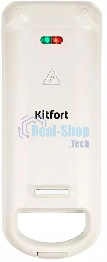 Вафельница Kitfort КТ-1690 700Вт черный/белый