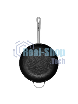 Глубокая сковорода Maunfeld HOWARD MDP30LCL15 из облегченного чугуна со стеклянной крышкой, 30 см