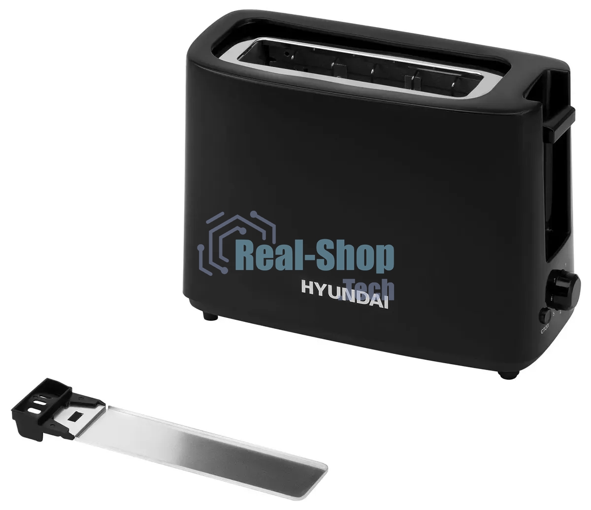 Тостер Hyundai HYT-8007 500Вт черный