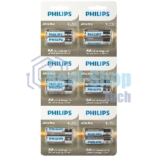Элемент питания алкалиновый AA/LR6 1.5В Entry отрывной набор (блист. 12шт) Philips Б0064636