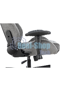 Кресло игровое Knight Outrider серый Light-19 крестов. металл