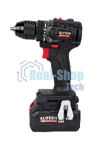 Дрель-шуруповерт аккумуляторная Elitech CD 20SL2 (E2201.040.02) 80Вт аккум. патрон:быстрозажимной (кейс в комплекте) (205718)