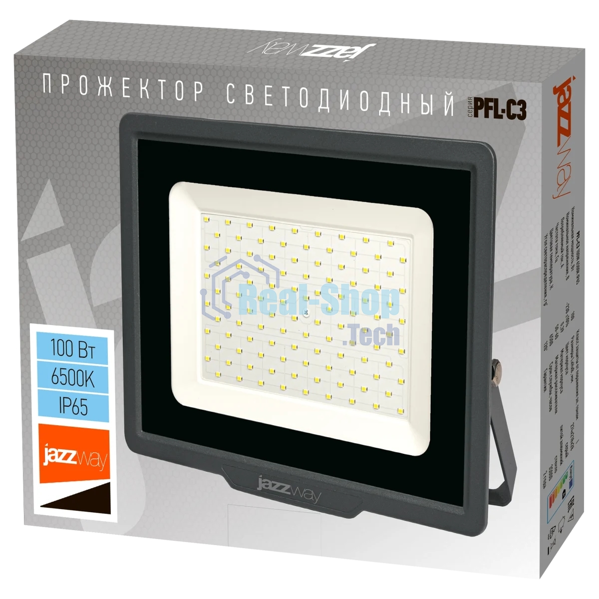 Прожектор JazzWay LED PFL-C3 100w 6500K IP65