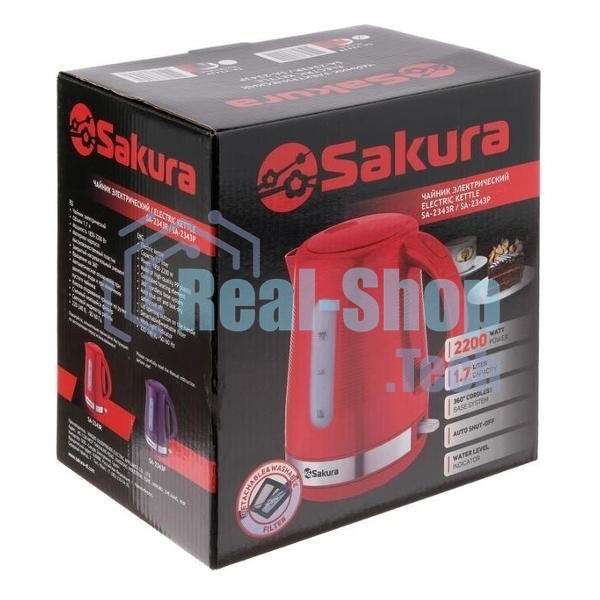 Чайник электрический Sakura SA-2343R (1.7) красн д