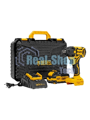 Гайковерт Denzel ударный аккумуляторный бесщет. CIWH-BL-20-350, Li-Ion, 20 В