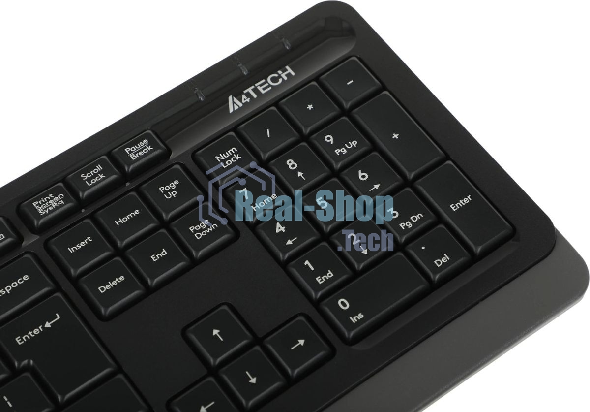 Комплект клавиатура+мышь A4Tech FStyler F1010 проводной, USB, 1600 DPI, чёрный