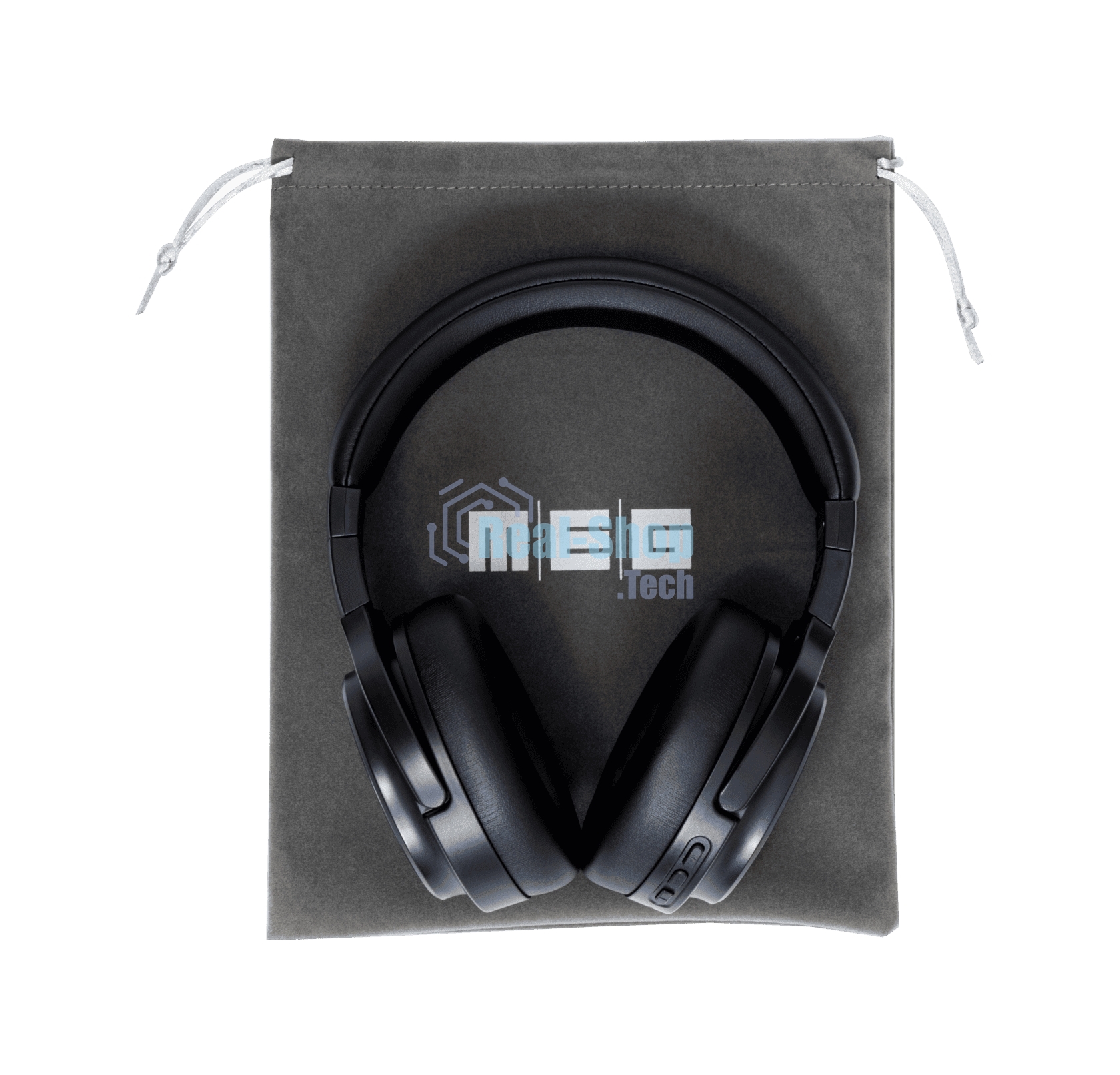 Беспроводные наушники MEG HEA500BL, Bluetooth 6.0, до 90 ч, ANC Hybrid, Multipoint, черный