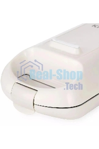 Вафельница Kitfort КТ-1690 700Вт черный/белый