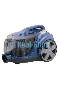 Пылесос BBK BV1901 синий/серый, 400/2200 Вт, уборка сухая, пылесборник контейнер 3 л