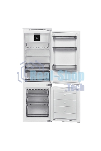 Встраиваемый холодильник Maunfeld MBF177NFFWGR Inverter белый двухкамерный 194/57 л морозилка снизу, NoFrost