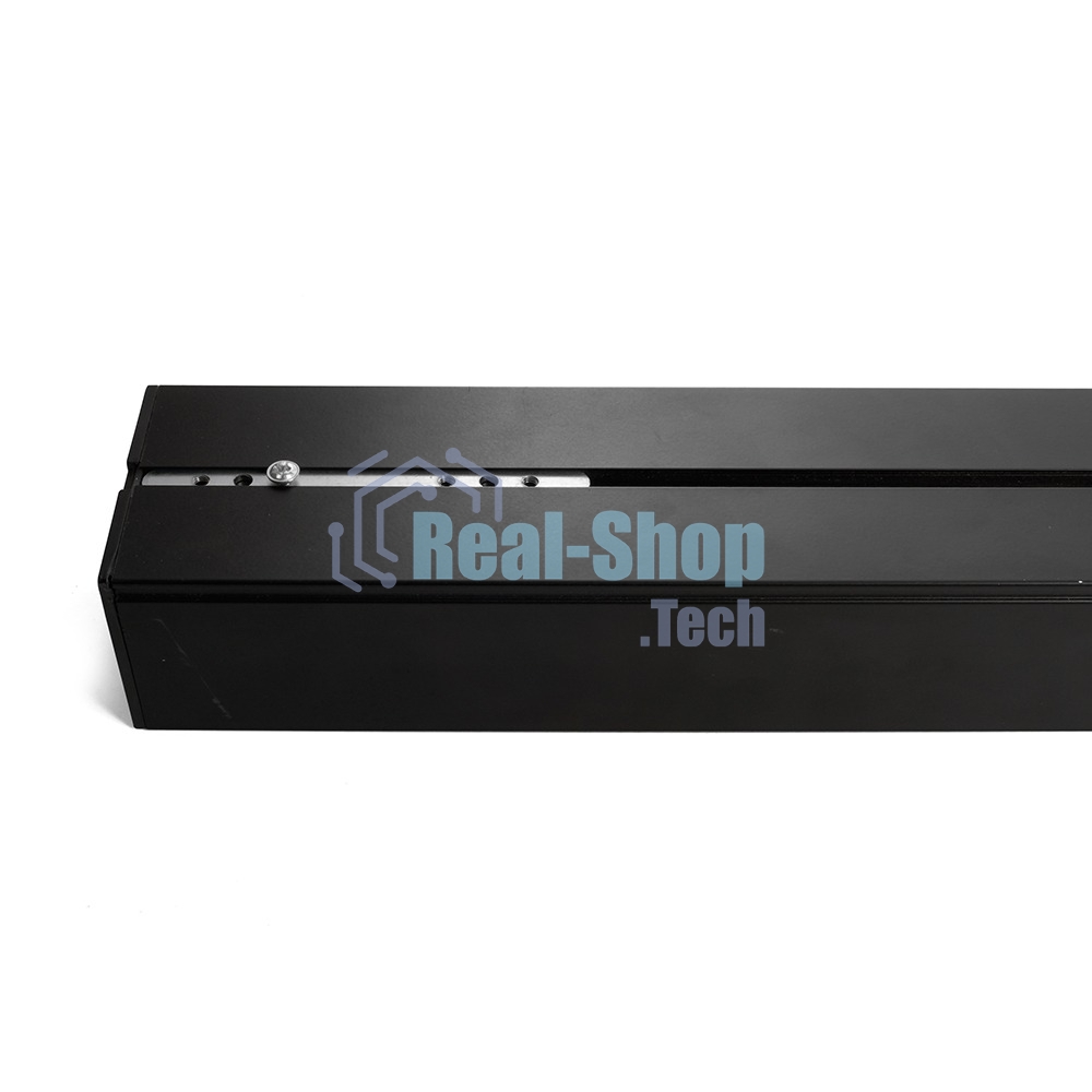 Светильник светодиодный Feron AL4035 ДПО-48вт 4000К 5760Лм линейный рассеиватель матовый в алюминиевом корпусе черный