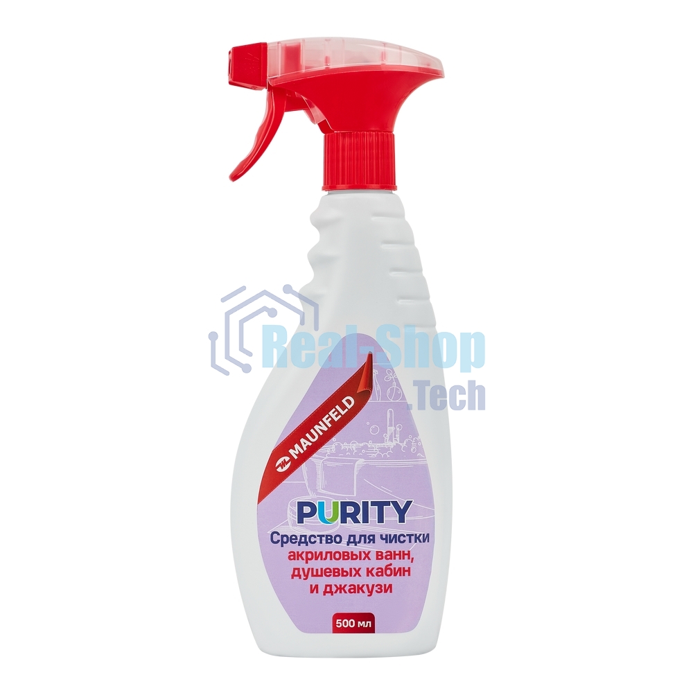 Средство для чистки акриловых ванн, душевых кабин и джакузи Maunfeld Purity 500 мл MAC500SD