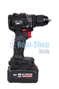 Дрель-шуруповерт аккумуляторная Elitech CD 20SL2 (E2201.040.02) 80Вт аккум. патрон:быстрозажимной (кейс в комплекте) (205718)
