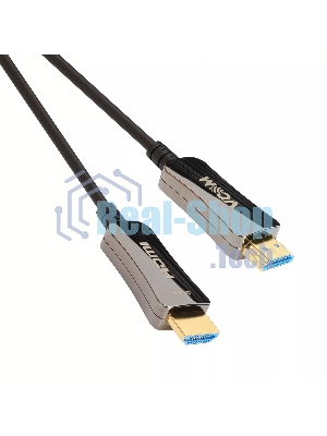 Активный оптический кабель HDMI 19M/M,ver. 2.0, 4K@60 Hz 40m VCOM