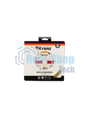 Диск алмазный отрезной Kranz Turbo 180x22.2 мм