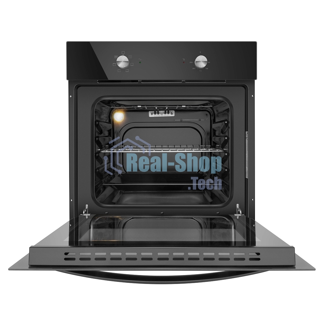 Духовой шкаф электрический встраиваемый HOMSair OES660BK01 черный