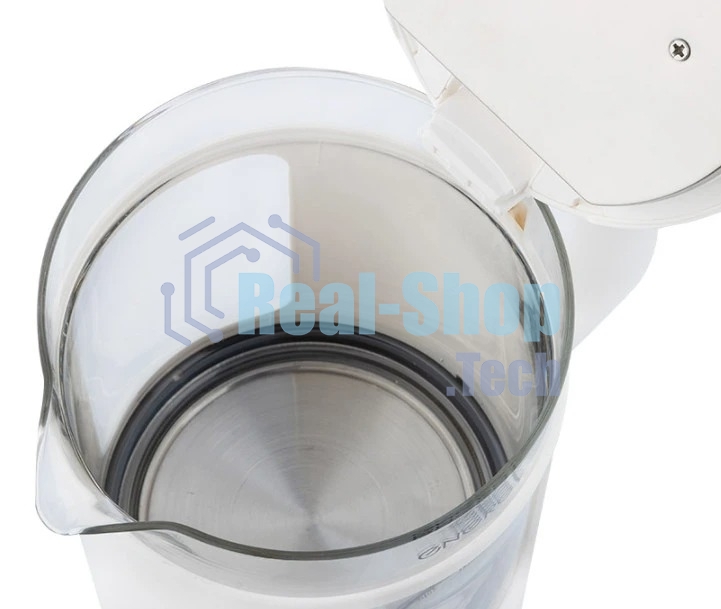 Чайник электрический Energy E-256 1500Вт, 1,5л стекло, белый