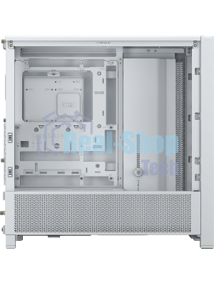 Компьютерный корпус без блока питания Corsair Frame 4000D, Midi-Tower, TG, no fan, 2xUSB-A 3.2, 1xUSB 3.2 Type-C, E-ATX, ATX, mATX, mITX White