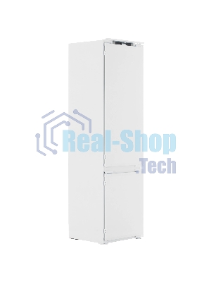 Встраиваемый холодильник Beko BCNA306E3S белый, 2 камеры, 215/69 л., морозилка снизу, No Frost