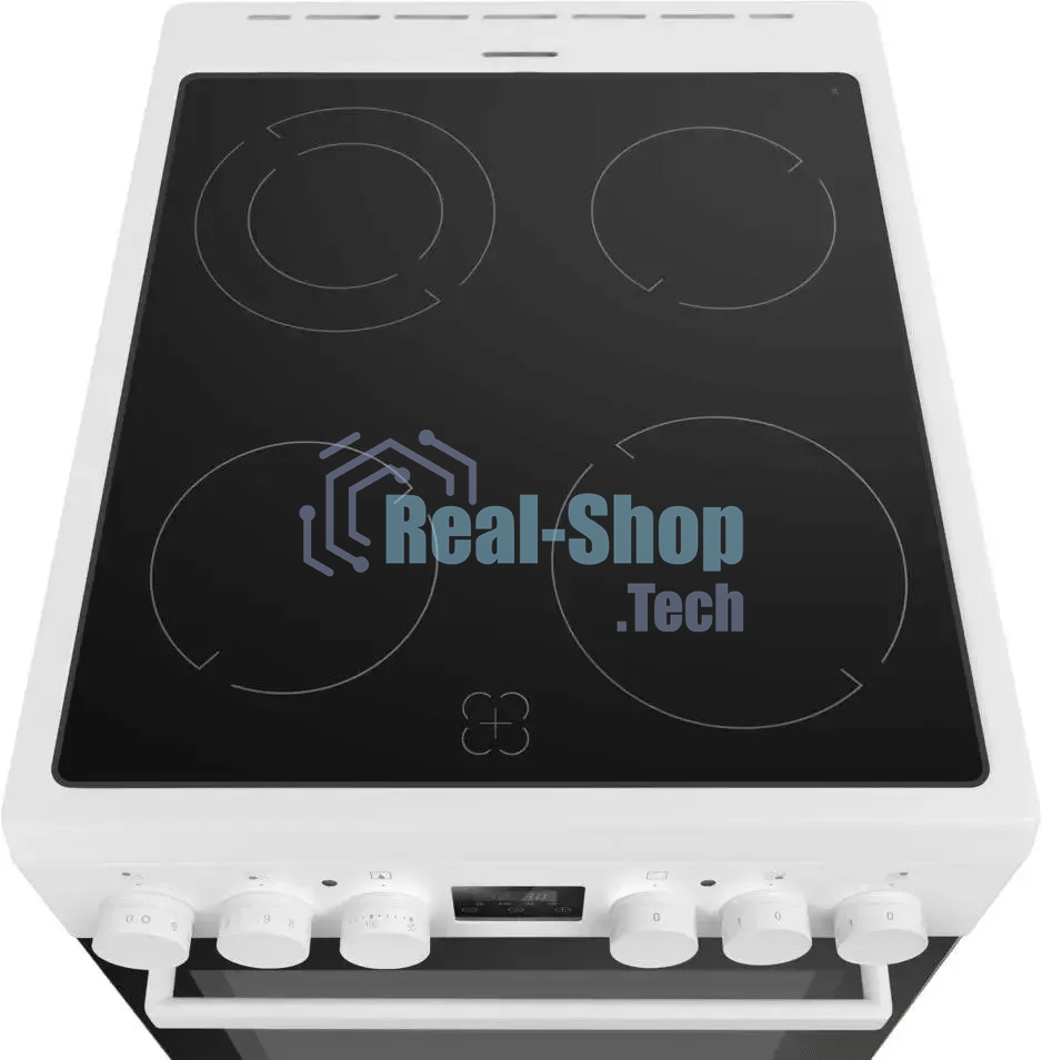 Плита электрическая Maunfeld MEC57CW08TD белый, конфорок 4 шт, духовка 59 л, 50 см x 85 см x 60 см