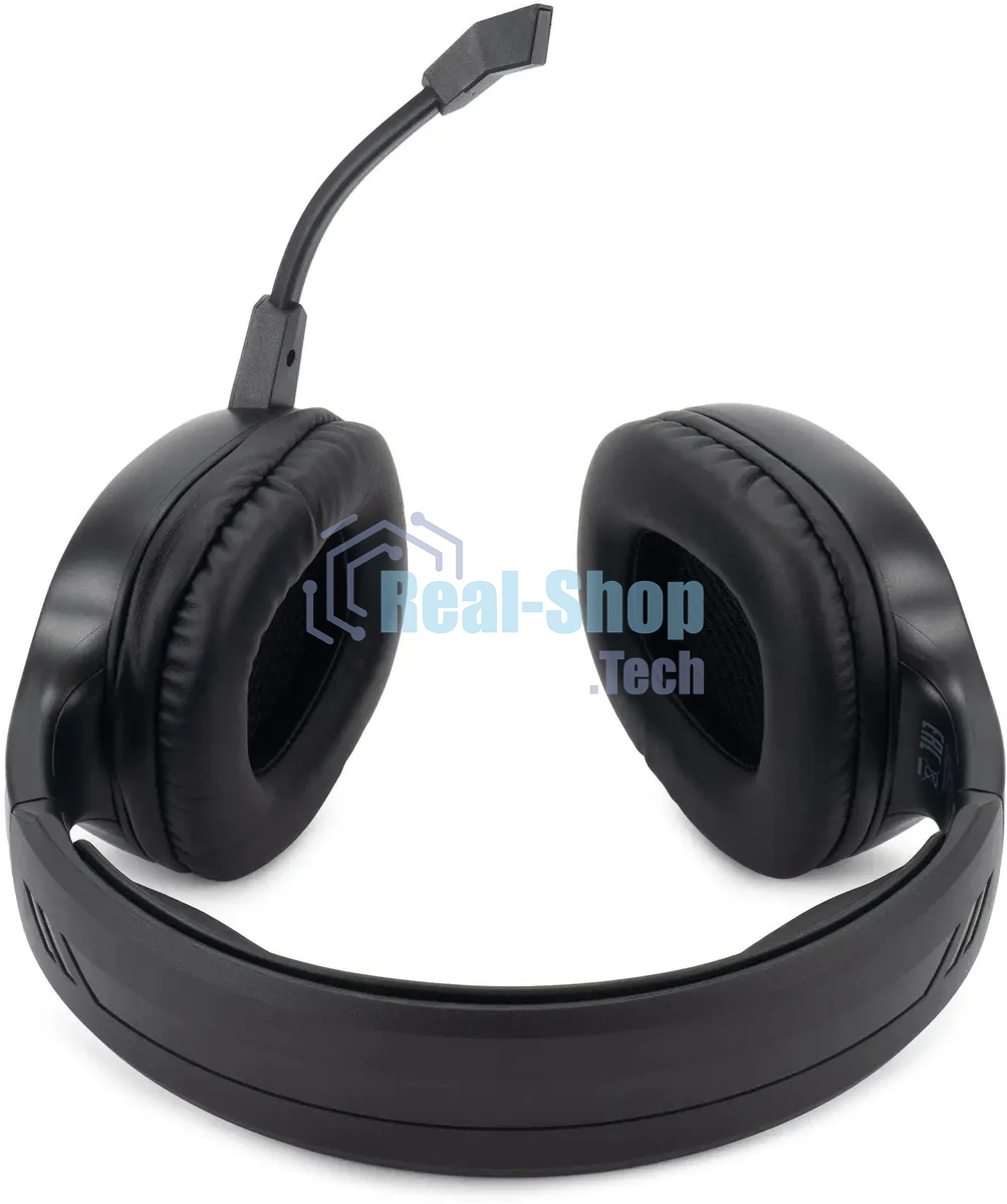Гарнитура беспроводная/проводная с микрофоном Оклик HS-L575G черный накладные BT оголовье (1895253)
