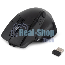 Мышь беспроводная Oklick 502MW черный, 2400 dpi, радиоканал, Bluetooth, USB, кнопки - 9