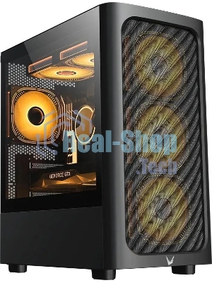 Компьютерный корпус Aerocool/Formula Air Mesh G3 черный без БП mATX 4x120мм 2x140мм 2xUSB 3.0 audio bott PSU