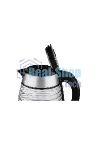 Чайник электрический Homestar HS-1046 1,5 л, стекло/пластик, черный