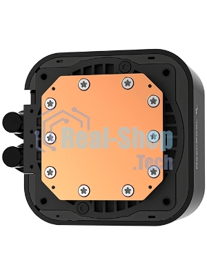Система жидкостного охлаждения Deepcool LQ360 Ultra ARGb Soc-AM5/AM4/1200/1700/1851 черный 4-pin 38.71dB Al LCD 350W 1840gr Ret (R-LQ360-BKASMC-G-1)