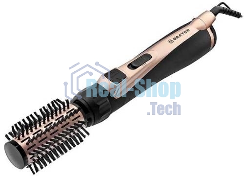 Фен-щётка BRAYER BR3100 черный/золотистый, 1000 Вт, 35/40/50 мм