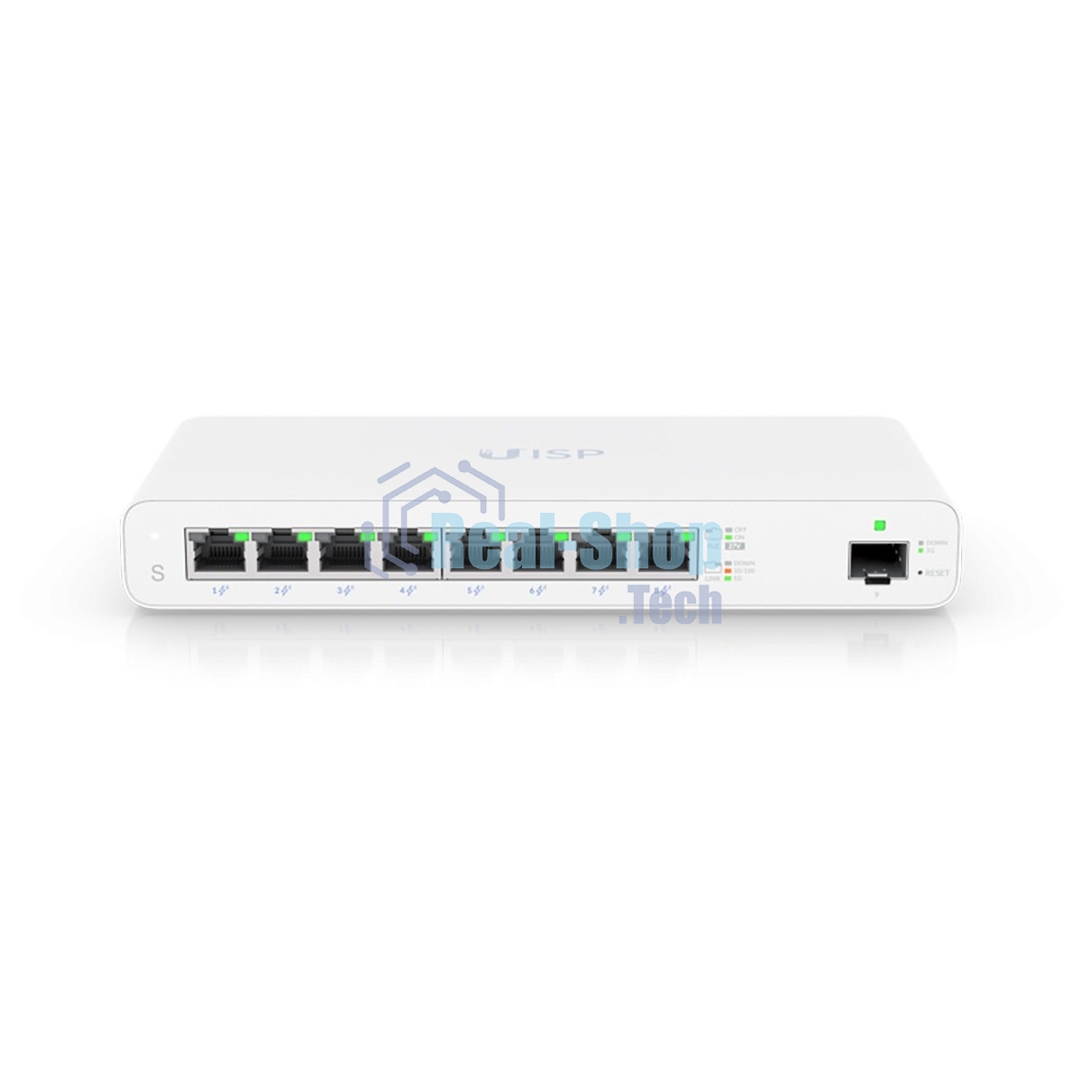 Коммутатор UISP Switch UISP-S PoE-коммутатор, 8х 1G RJ45, 1х SFP, раздача 110 Вт