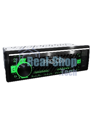 Автомагнитола Prology CMX-235, 1 DIN, Bluetooth, USB Type-A, AUX, пульт ДУ