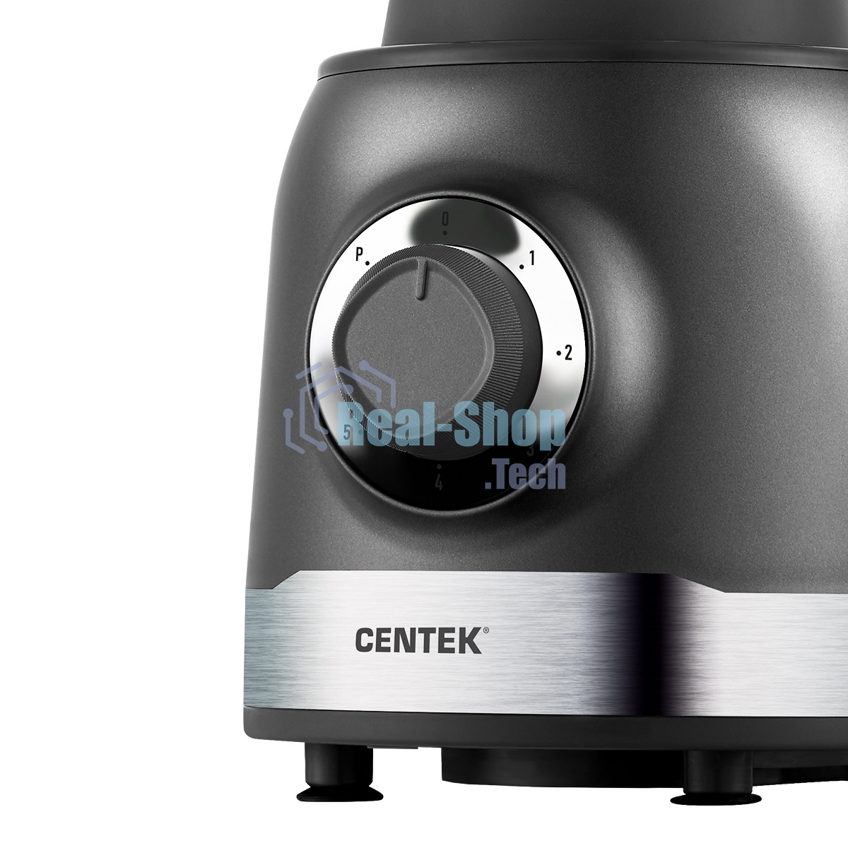 Блендер стационарный Centek CT-1326 серебристый/черный, 1300 Вт, 5 скоростей