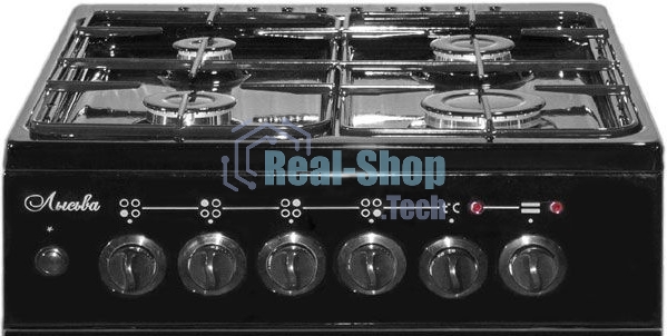 Плита электрическая Лысьва EF4002MK00 черный, конфорок 4, духовка 57 л, 50 см x 84 см x 60 см (без крышки)