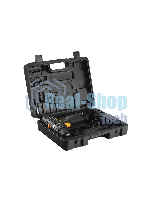 Дрель-шуруповерт Deko GCD12DU, 12 В, 2 Ач, 32 Нм, щеточный, ударный