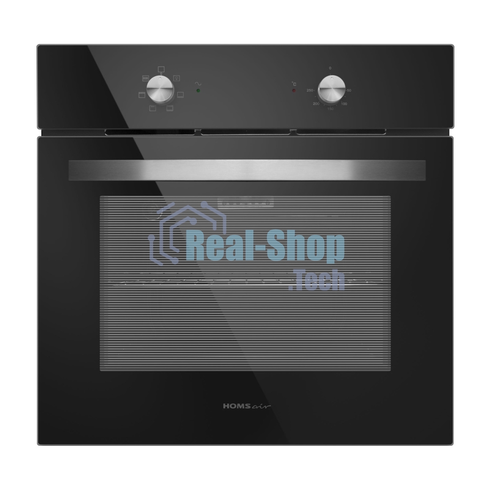 Духовой шкаф электрический встраиваемый HOMSair OES660BK01 черный