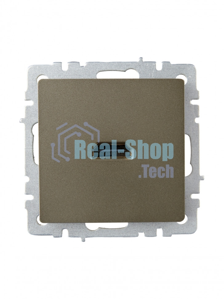Розетка HDMI IEK BRITE РHDMI-0-БрШ шампань
